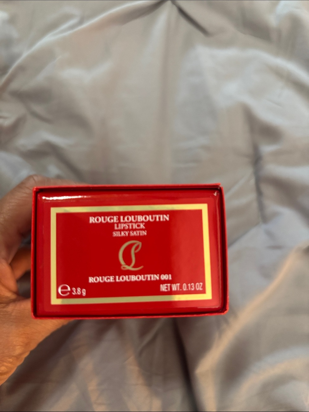 Christian Louboutin Gold Lipstick Ornament with Red Box - Picture 4 of 5
